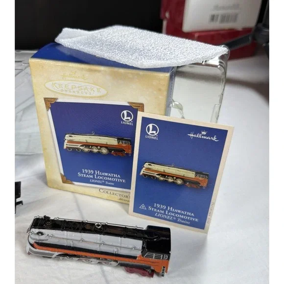 Lionel Locomotive * Vintage Lot Of 4 * Hallmark Keepsake * Metal * Wheels Move - Picture 13 of 16